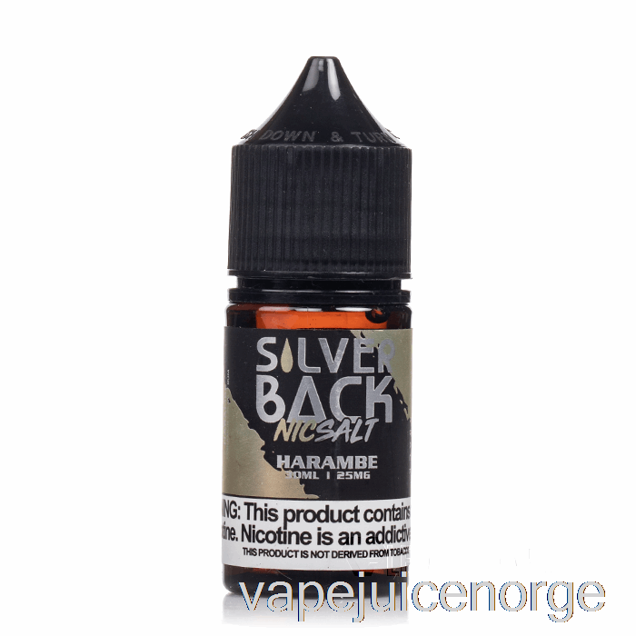 Vape Juice Harambe - Silverback Juice Co. Salter - 30ml 25mg